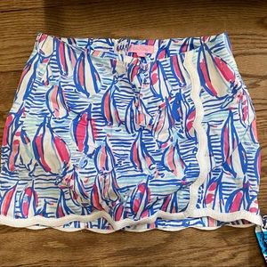 Lilly Pulitzer Pink Scallop Skort